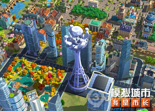 《模拟城市：我是市长》为城市建造豪华的都市高楼